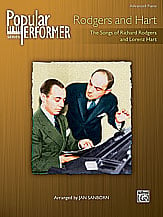 Popular Performer: Rodgers and Hart piano sheet music cover